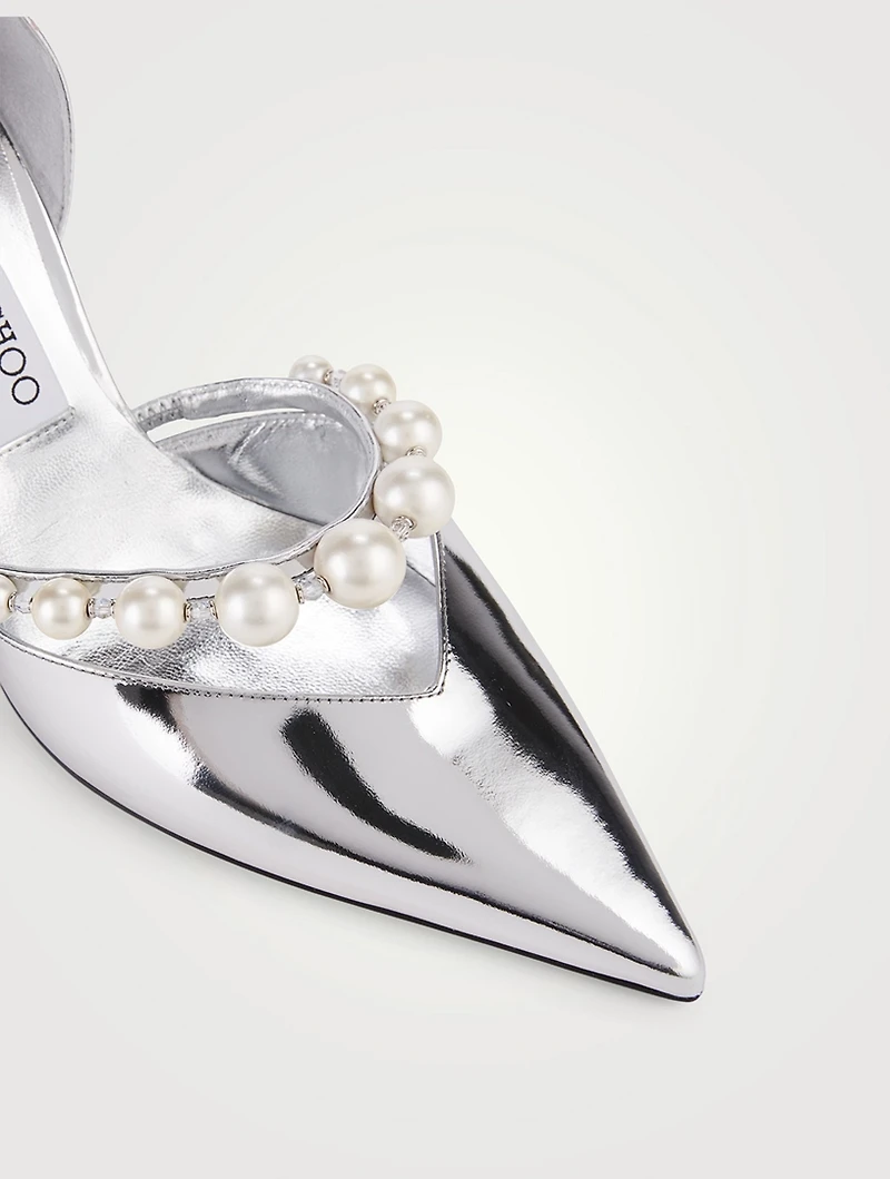 Aurelie Mirror Leather d'Orsay Pumps