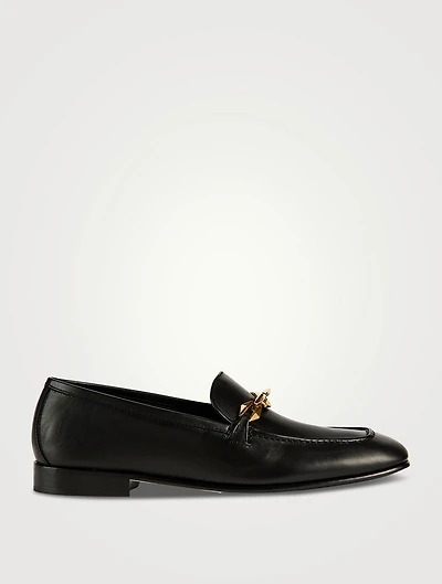 Diamond Tilda Leather Loafers