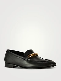 Diamond Tilda Leather Loafers