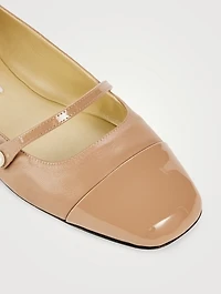 Elisa Leather Mary Jane Ballet Flats