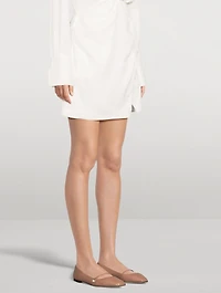 Elisa Leather Mary Jane Ballet Flats