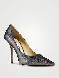 Love Glitter Leather Pumps