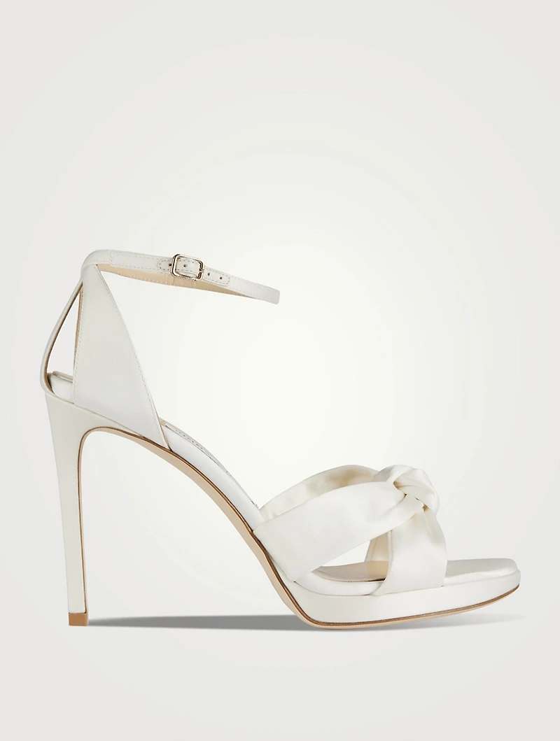 Rosie Satin Platform Sandals