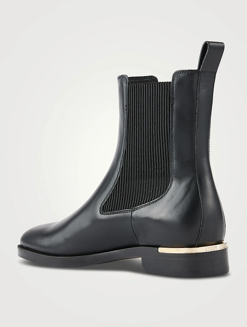 Thessaly Leather Chelsea Boots