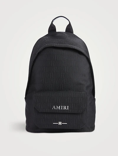 Jacquard Nylon Backpack