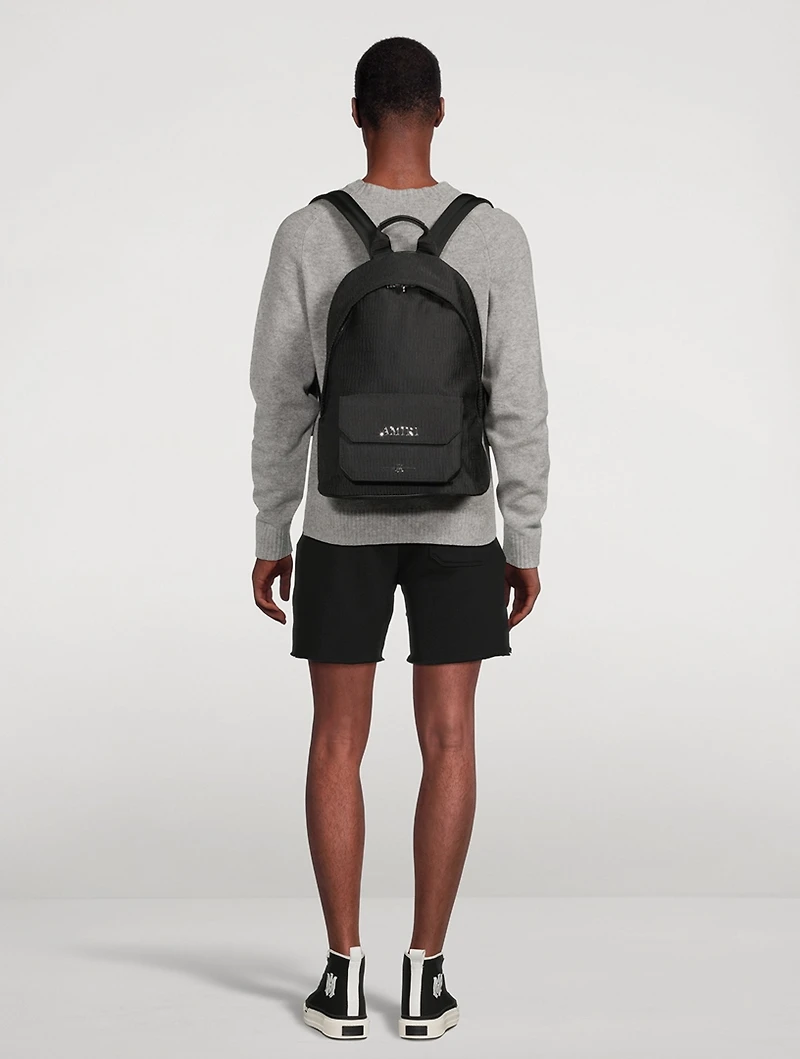 Jacquard Nylon Backpack