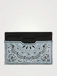 Denim Bandana Card Holder