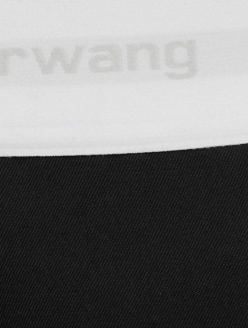 Logo-Elastic Straight-Leg Trousers