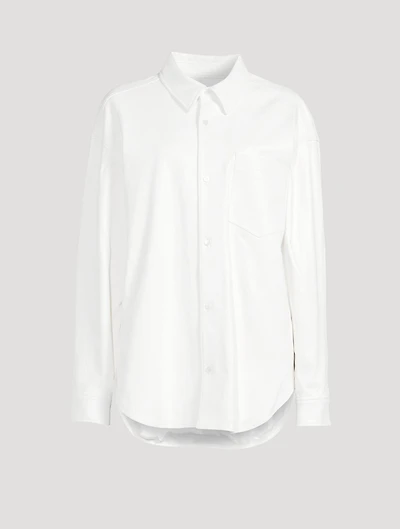Legacy Oversized Leather Shirt
