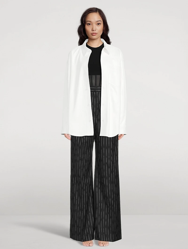 Legacy Oversized Leather Shirt