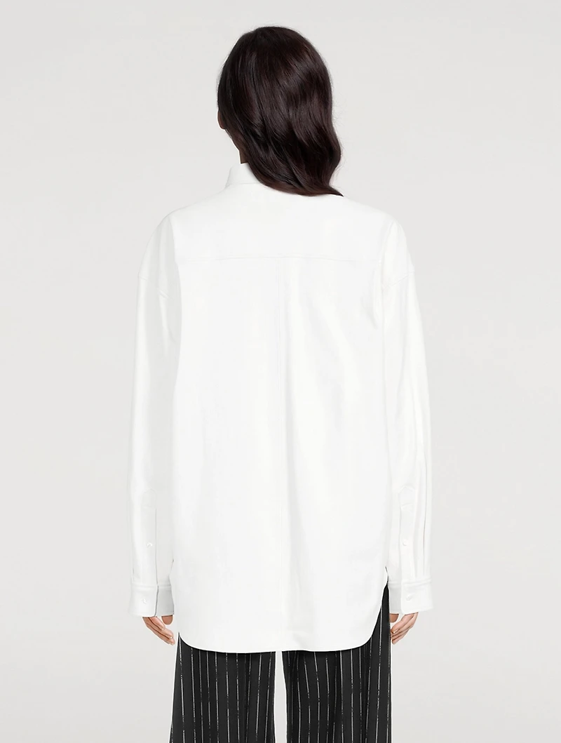 Legacy Oversized Leather Shirt