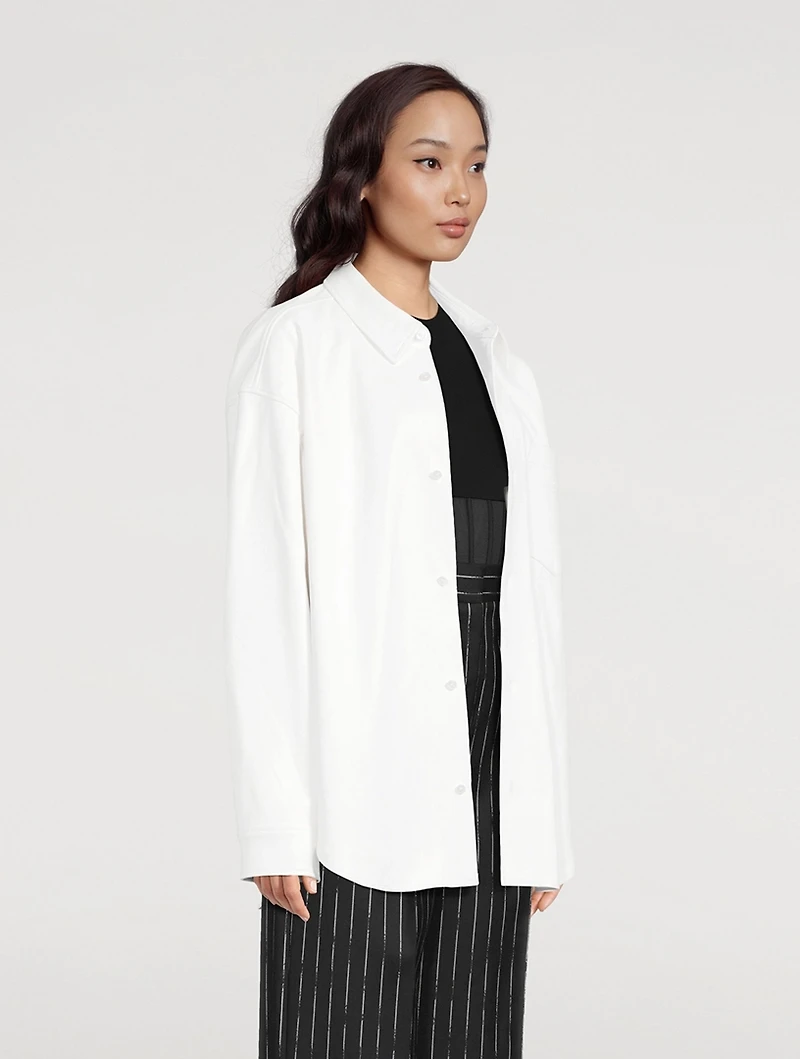 Legacy Oversized Leather Shirt