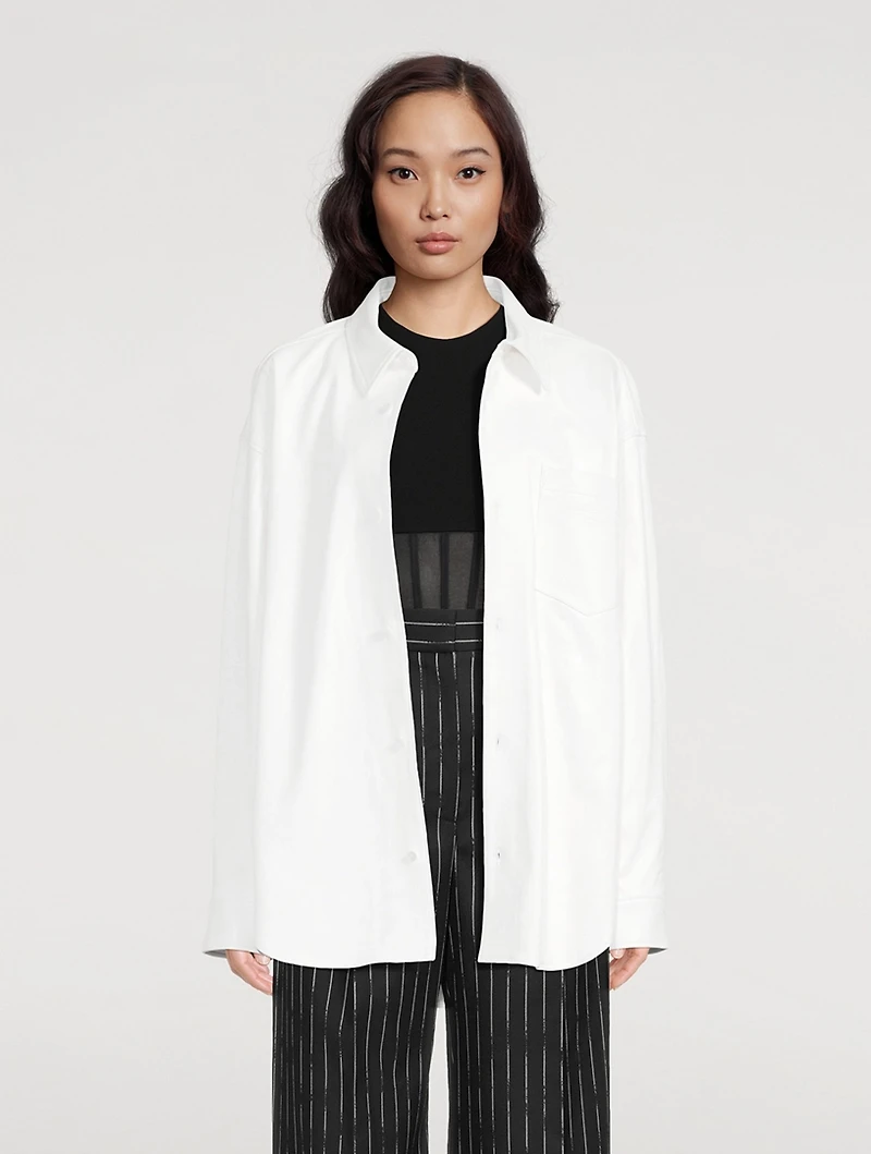 Legacy Oversized Leather Shirt