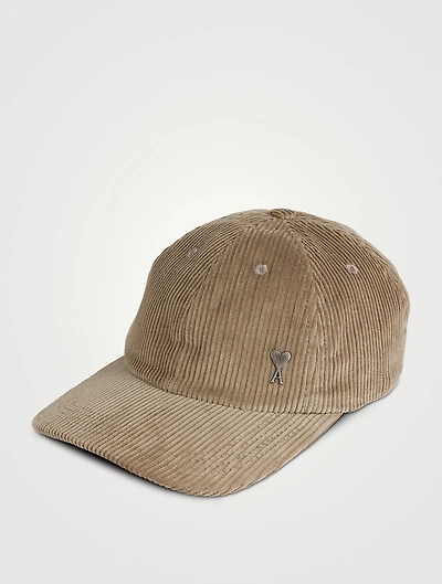 Cotton Corduroy Velvet Studs Cap