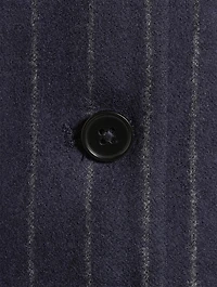 Smith Vest Pinstripe Print