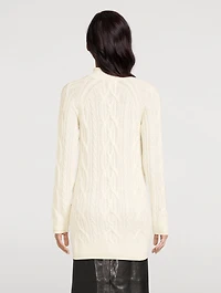 Layo Cable-Knit Cashmere Sweater Dress