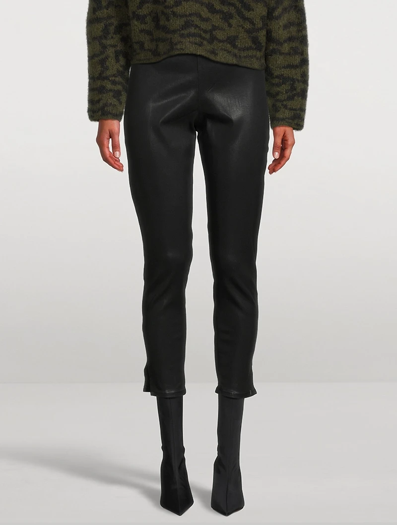 The Jetset Skinny Crop Coated Jeans