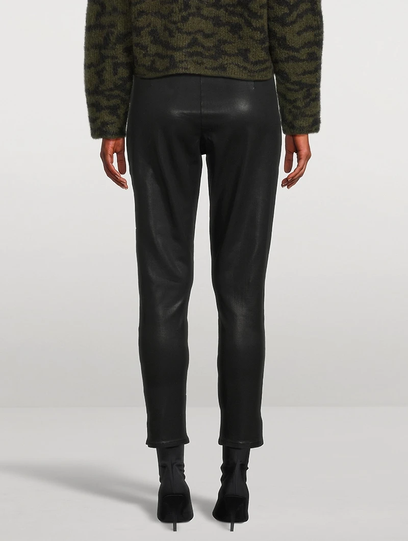The Jetset Skinny Crop Coated Jeans