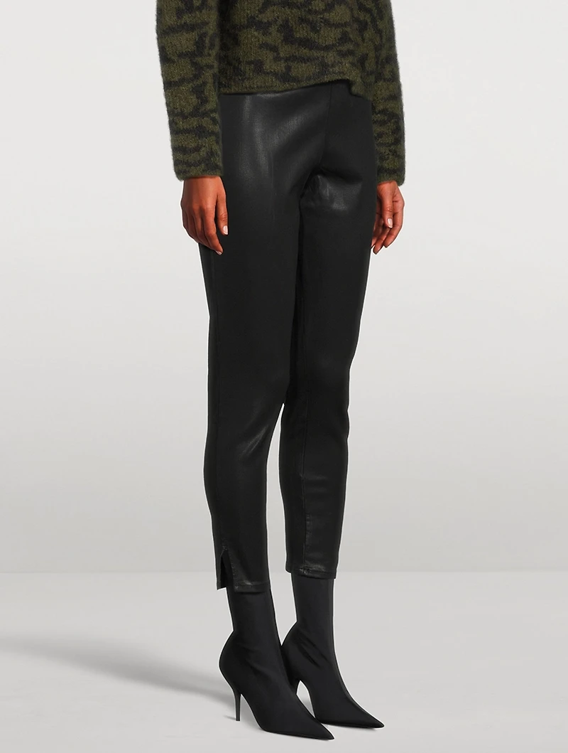 The Jetset Skinny Crop Coated Jeans