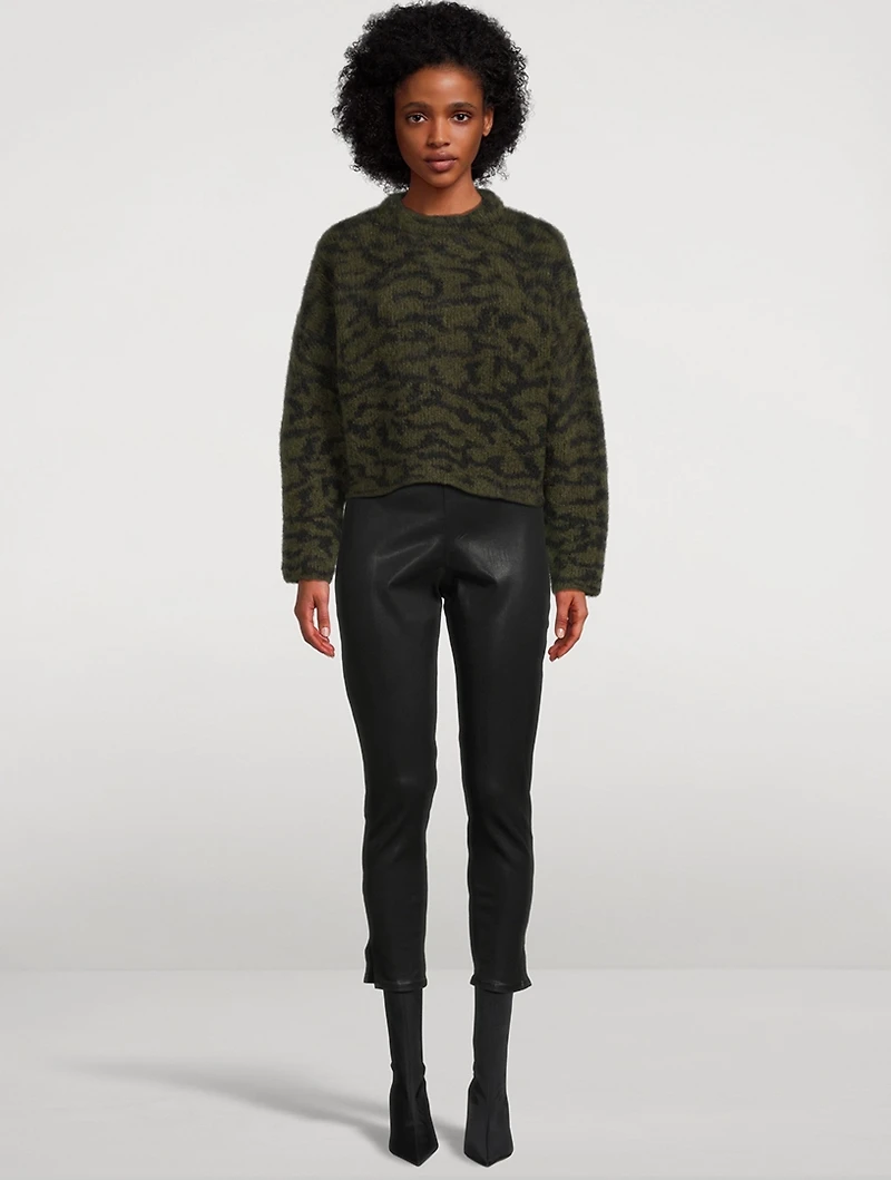 The Jetset Skinny Crop Coated Jeans