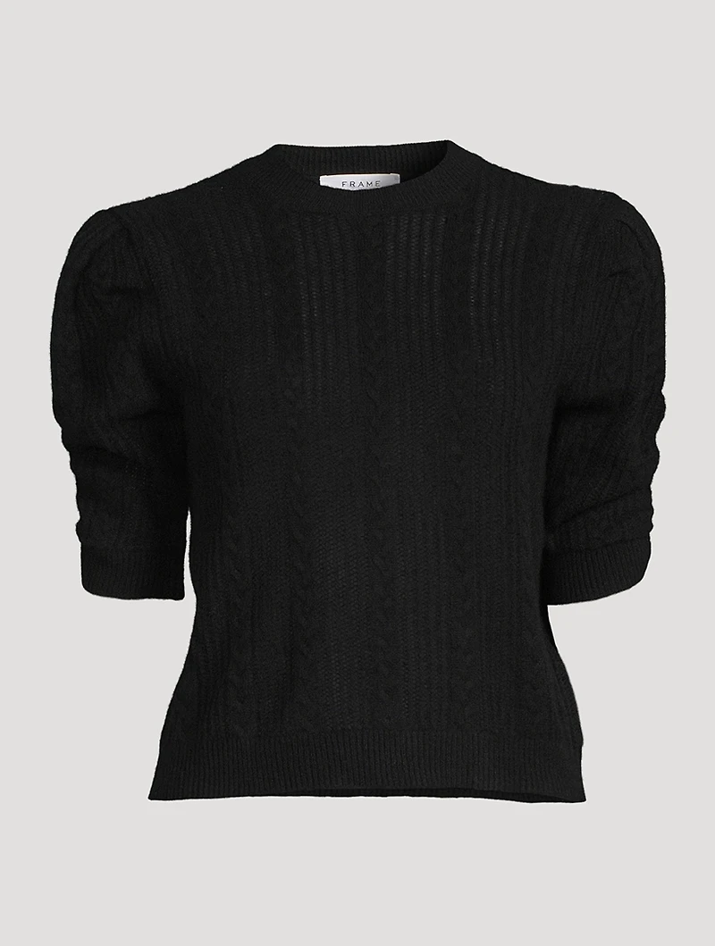 Pointelle Cashmere Sweater
