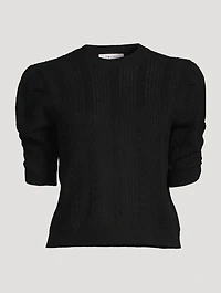 Pointelle Cashmere Sweater