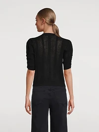 Pointelle Cashmere Sweater