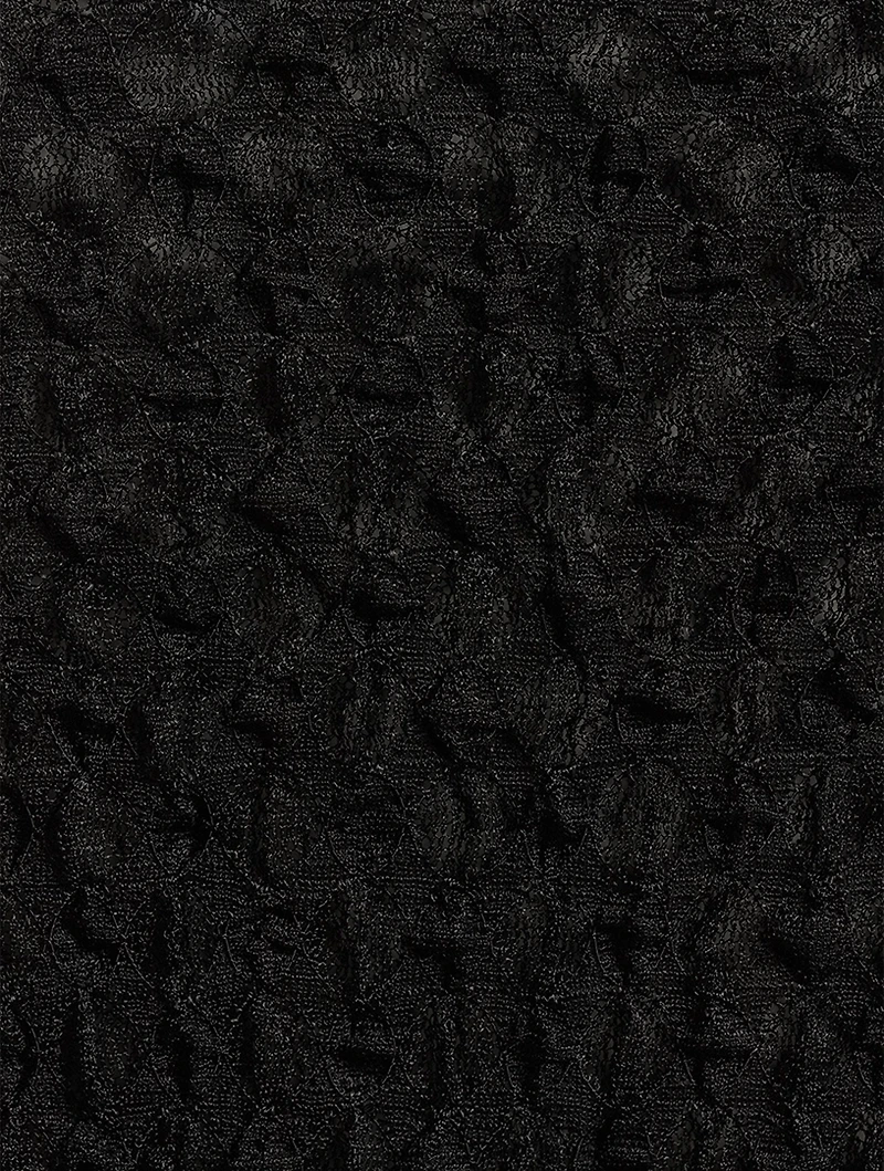 Mesh Lace Turtleneck