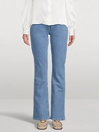 Le Mini Notch Bootcut Jeans