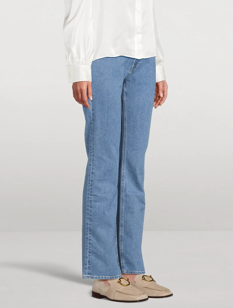 Le Mini Notch Bootcut Jeans
