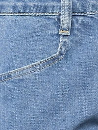 Le Mini Notch Bootcut Jeans