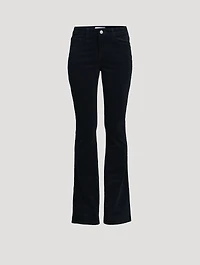 Le Mini Bootcut Corduroy Jeans With Slit
