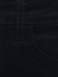 Le Mini Bootcut Corduroy Jeans With Slit