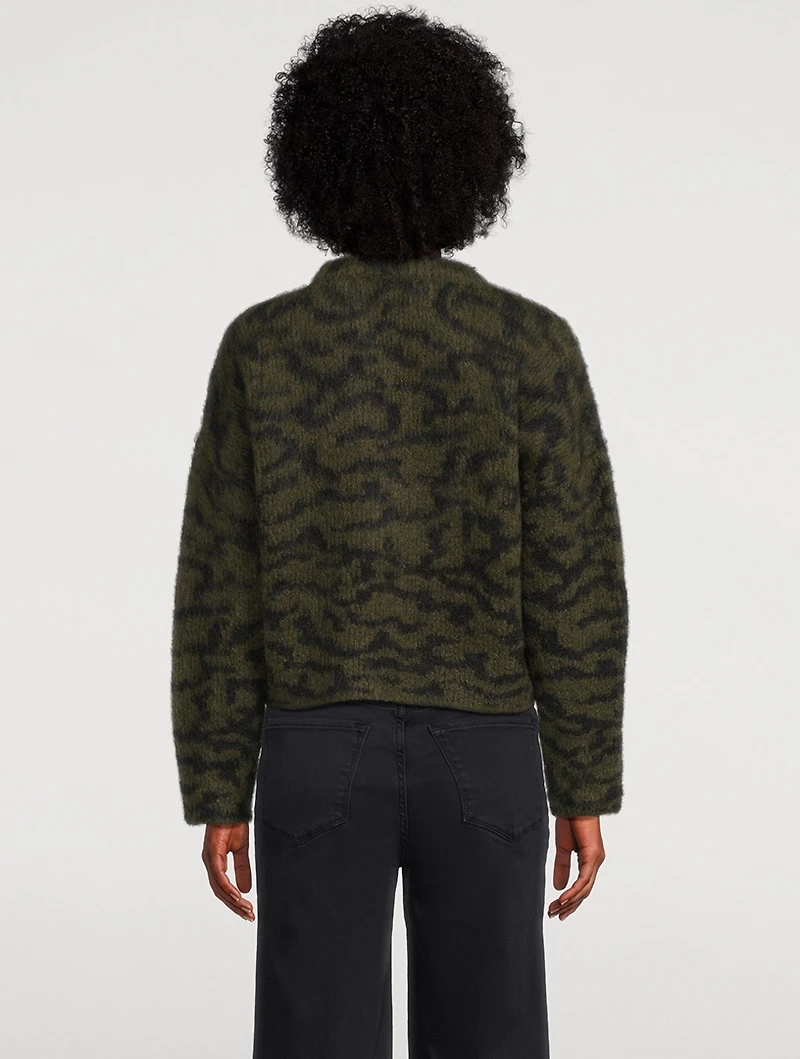 Abstract Jacquard Sweater