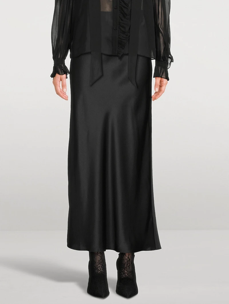 Silk Slip Skirt