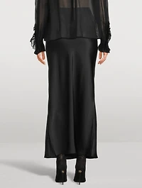 Silk Slip Skirt