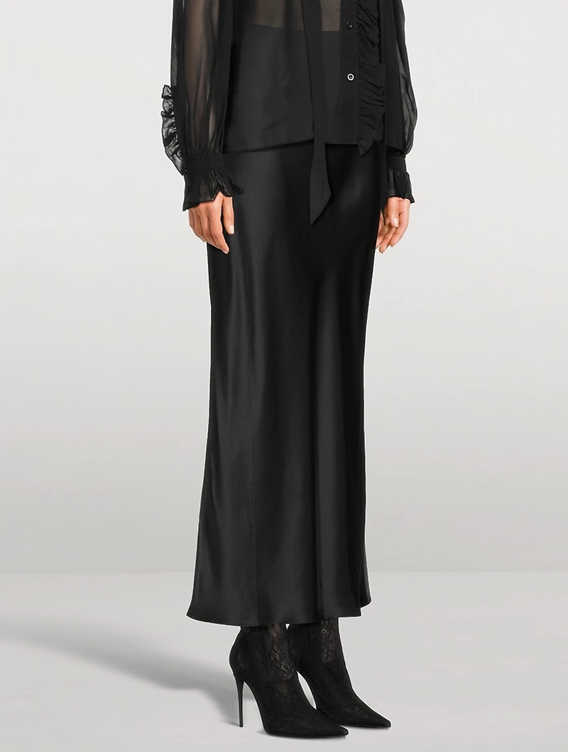 Silk Slip Skirt