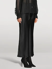Silk Slip Skirt