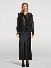 Silk Slip Skirt
