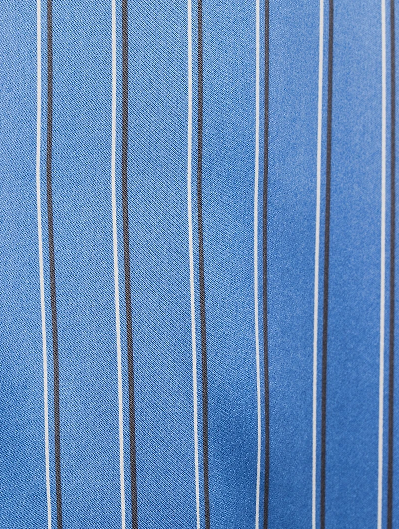 The Standard Silk Shirt Stripe Print
