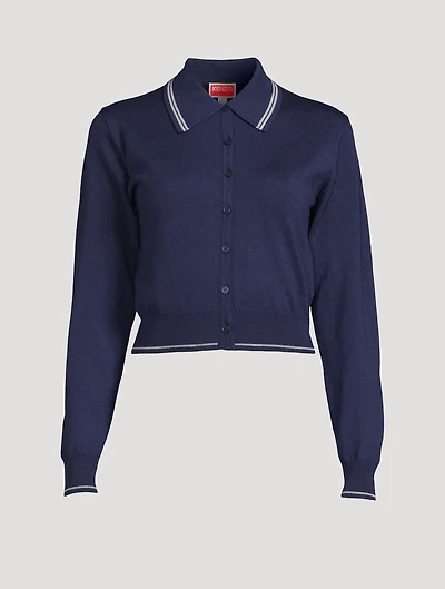 Kenzo Target Wool Cardigan