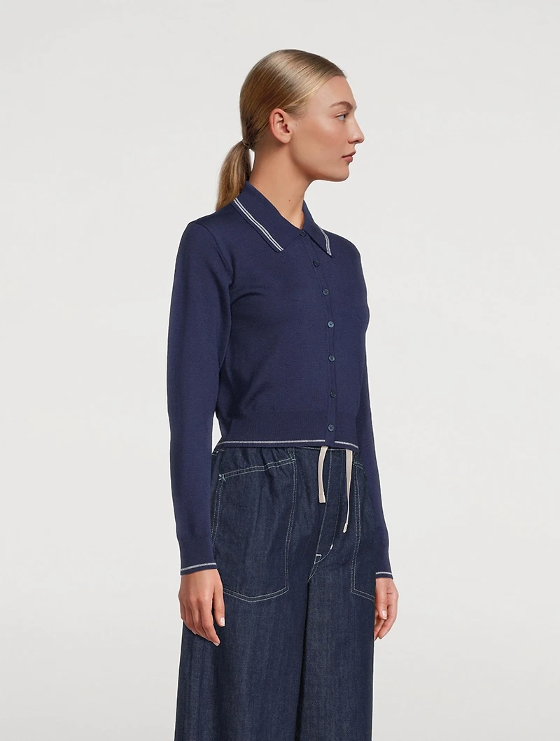 Kenzo Target Wool Cardigan
