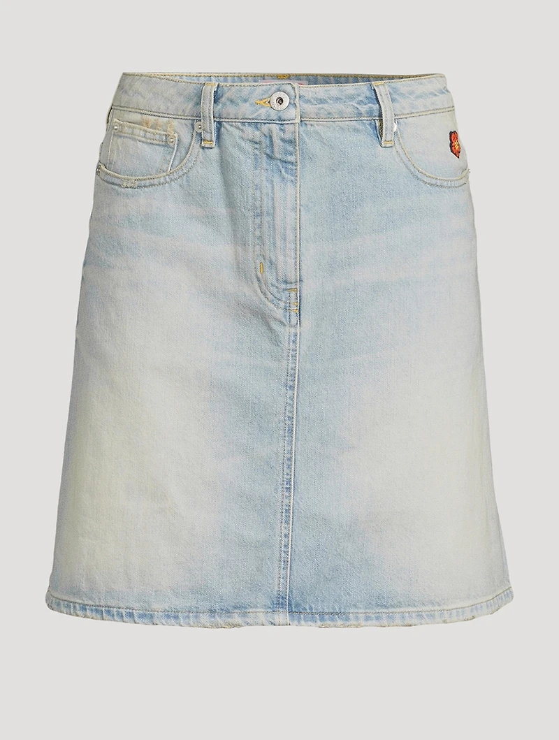 Denim Mini Skirt