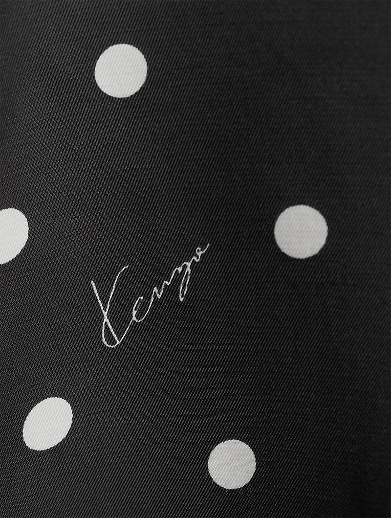 Midi Skirt Flower Spot Print