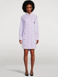 Kenzo Target Shirt Dress Stripe Print