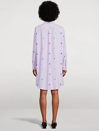 Kenzo Target Shirt Dress Stripe Print