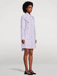 Kenzo Target Shirt Dress Stripe Print