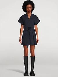 Virgin Wool Kimono Mini Dress