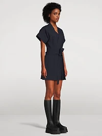 Virgin Wool Kimono Mini Dress