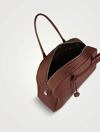 India 15.75 Leather Satchel